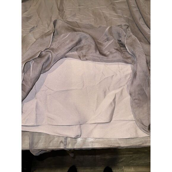 La Femme Chiffon Laced Gown. Size 16. Dark Mauve. NWOT. 14 - Picture 7 of 11